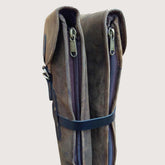 Distressed Brown Double Leather Shotgun Slip, Gift for Hunters